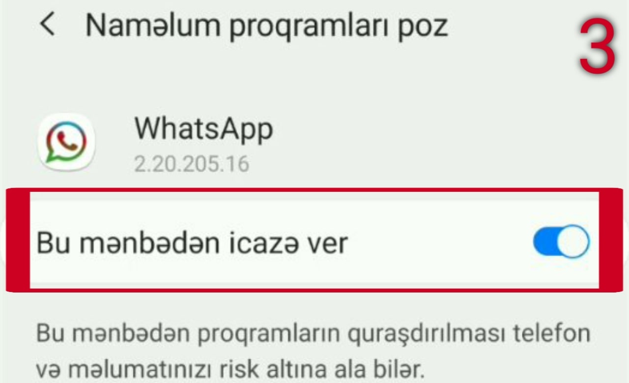 WhatsApp Plus Status açmır problemin həlli ekran görüntüsü addım 3
